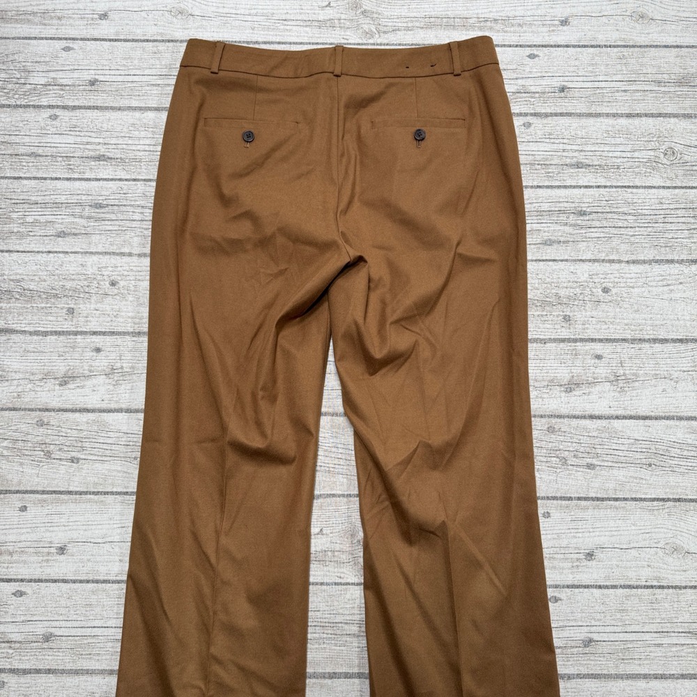 Banana Republic Dress Pants Women's 8 Brown Logan Straight Leg Workwear Trousers - Picture 3 of 8